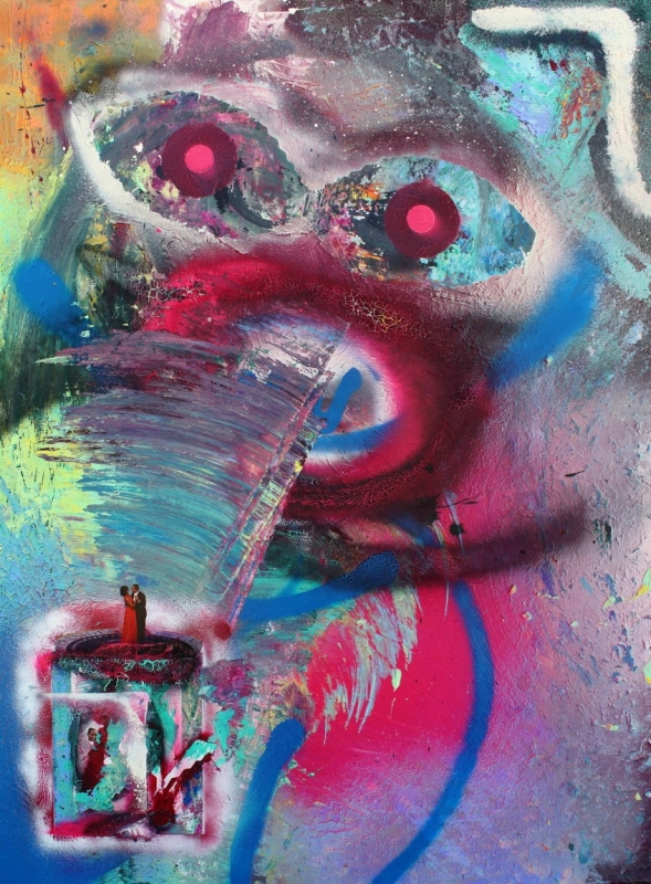 Invasion (on the night of the coronation) by artist Jason Steinberg